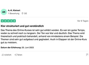 Bewertung 01