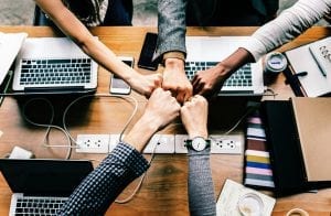 Mitarbeiter für den Onlinehsop