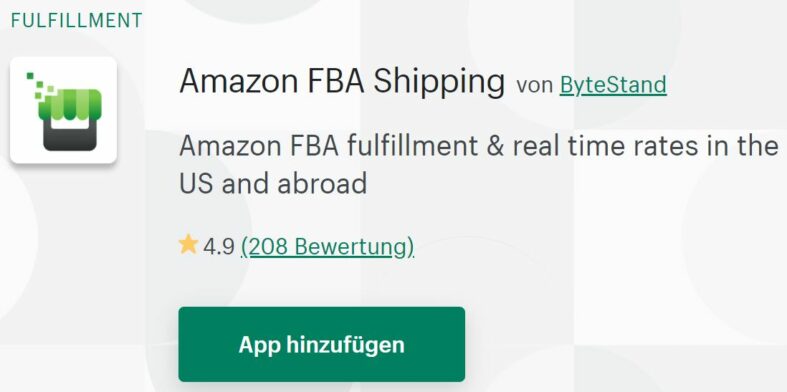 Shopify Amazon FBA Shipping App