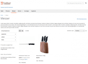 Demoshop Magento 2.3 foodbaer