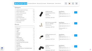 Bachofen B2B E-Commerce in der Schweiz