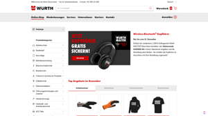 Würth B2B Online-Shop