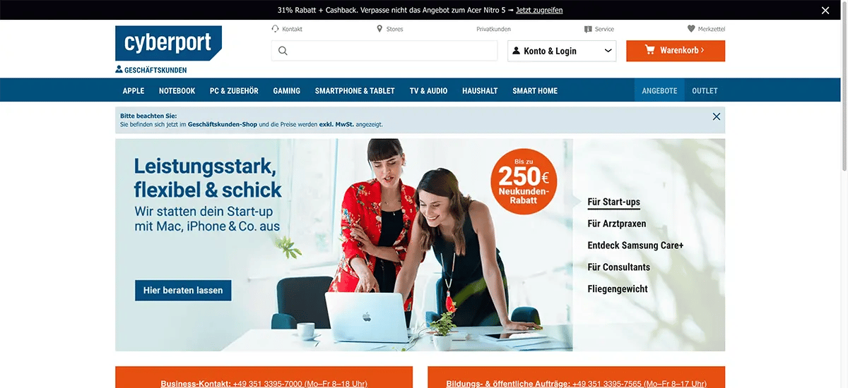 Bessere Nutzererfahrung durch optimierte Webseite